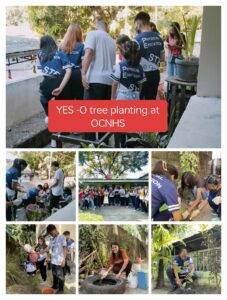 YES-O Tree Planting at OCNHS